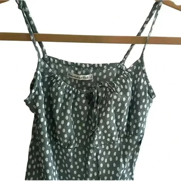 Abercrombie & Fitch Womens XS Polka Dot Bodysuit Blouse‎ Multicolor - Picture 4 of 4